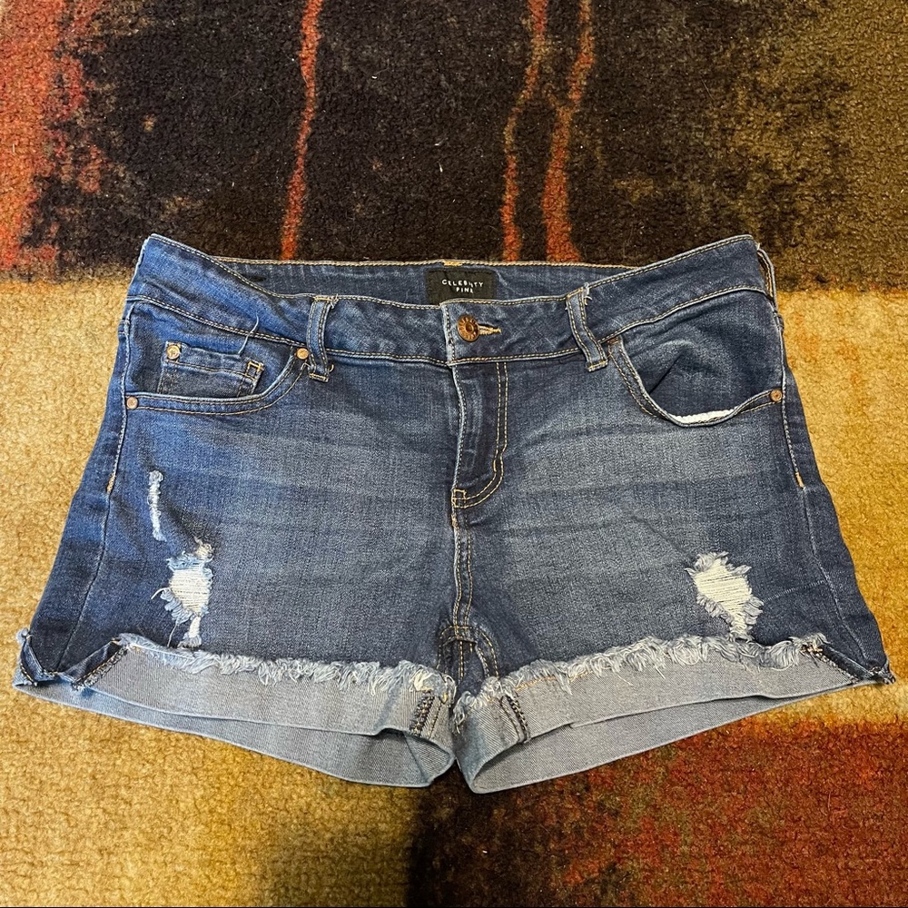 Blue Denim Shorts
